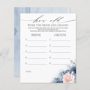 Lámina ¿Qué edad tenían los juegos de BRIDE y GROOM?