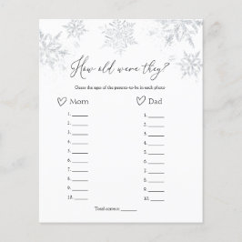 Lámina ¿Qué edad tenían los videojuegos de Baby Shower co