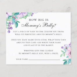 Lámina Qué grande es la barriga de mamá. Juego de ducha d