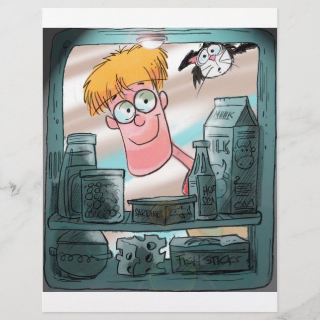 Lámina ¿Qué hay en la Nevera? Volante 2 (Anverso)