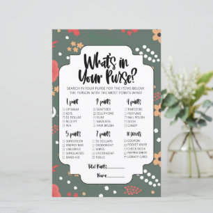 Lámina ¿Qué hay en tu bolso?