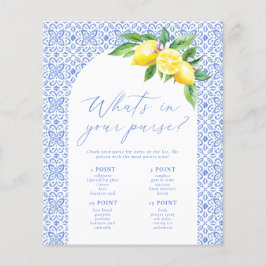 Lámina ¿Qué hay en tu bolso?