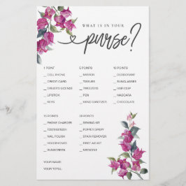 Lámina ¿Qué hay en tu bolso?