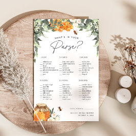 Lámina ¿Qué hay en tu bolso?