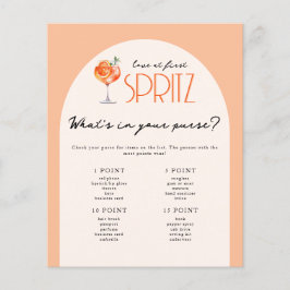 Lámina ¿Qué hay en tu bolso Aperol Spritz Despedida de so