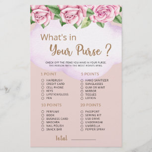 Lámina ¿Qué hay en tu cartera, Chica de oseos de Teddy Ba