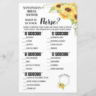 Lámina ¿Qué hay en tu ducha de bolso juego de español ing