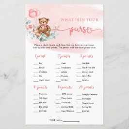 Lámina ¿Qué hay en tu juego de bolso?