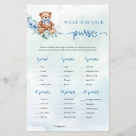 Lámina ¿Qué hay en tu juego de bolso?