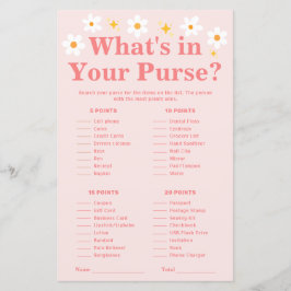 Lámina ¿Qué hay en tu juego de bolso?