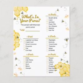 Lámina ¿Qué hay en tu juego de bolso?