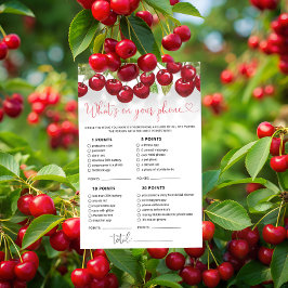 Lámina ¿Qué hay en tu juego de ducha de novia telefónica?