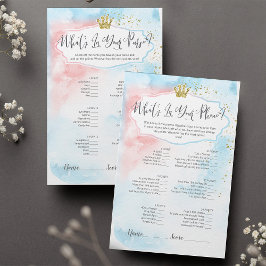 Lámina "¿Qué hay en tu teléfono / cartera?" Juego de reve