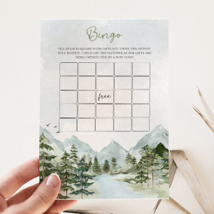 Lámina Que la aventura empiece el juego de bingo de Baby