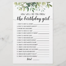 ¿Qué tan bien conoces el juego del Chica de cumple