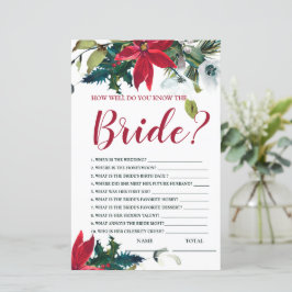 Lámina Qué tan bien se conoce el juego de las Navidades d