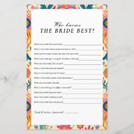 Lámina Quien conoce a la mejor novia mexicana