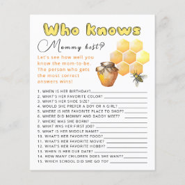 Lámina Quién conoce a mamá el mejor juego de ducha de beb