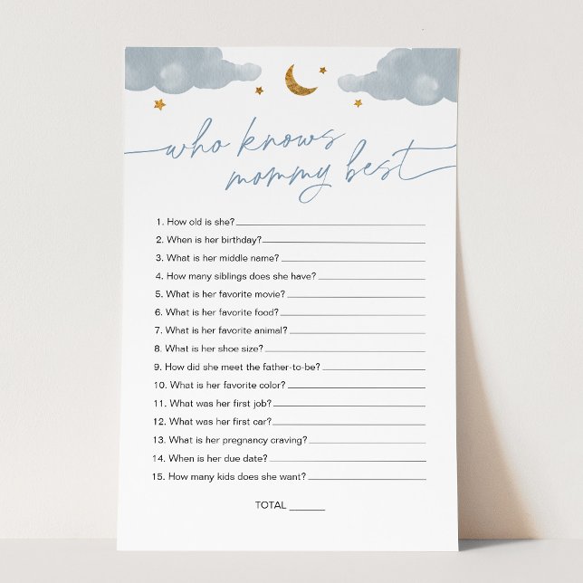 Lámina Quién conoce a mamá mejor estrella de Twinkle Baby (Subido por el creador)