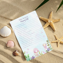 Lámina Quien conoce a mamá mejor juego