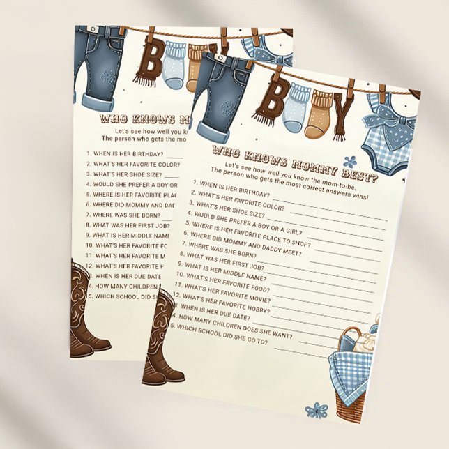 Lámina Quién conoce a mamá mejor juego de ducha (Subido por el creador)