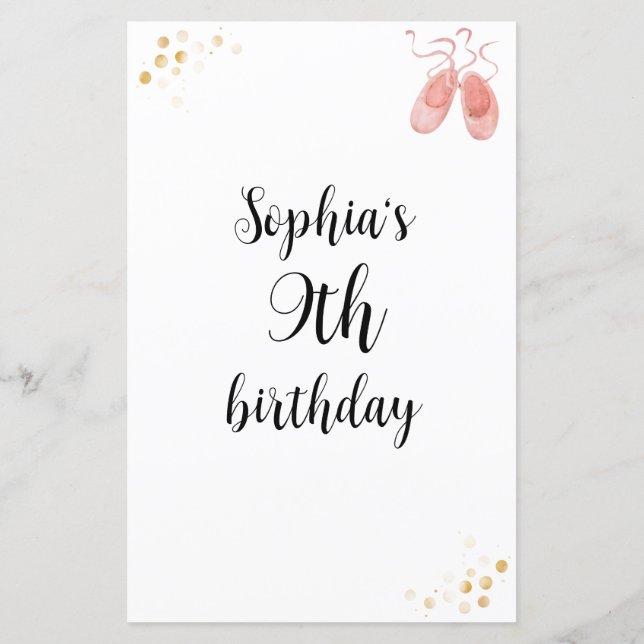 Lámina Quien Conoce Al Chica De Cumpleaños Mejor Juego -  (Reverso)