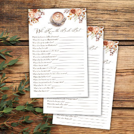 Lámina Quién conoce el mejor juego de ducha de café de la