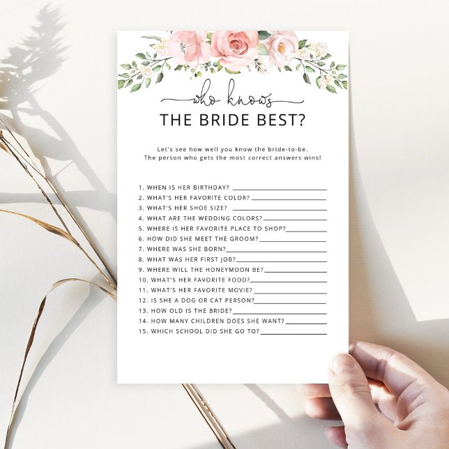 Lámina Quién conoce el mejor juego de la novia (Subido por el creador)