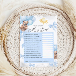 Lámina Quién conoce las mejores cartas de juego de mami