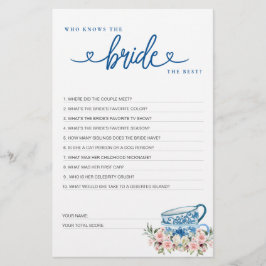 Lámina ¿Quién conoce mejor a la novia?