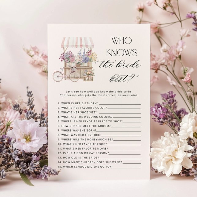 Lámina Quién conoce mejor el juego de la novia Off Market (Subido por el creador)