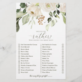 Lámina Quien Más Conoce A La Novia Prefiere Un Juego De D