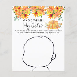 Lámina ¿Quién me dio mi apariencia, bebé?