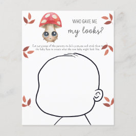 Lámina ¿Quién me dio mi aspecto juego de baby shower