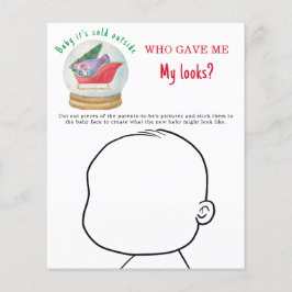 Lámina ¿Quién me dio mi mirada? - El trineo de Santa