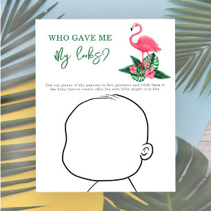 Lámina ¿Quién me dio mi mirada? - Flamingo rosa