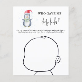 Lámina ¿Quién me dio mi mirada? - Pingüino Cute