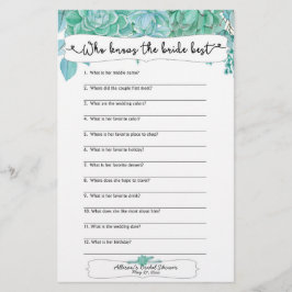 Lámina Quien mejor conoce a la novia, dijo que dijo 3961