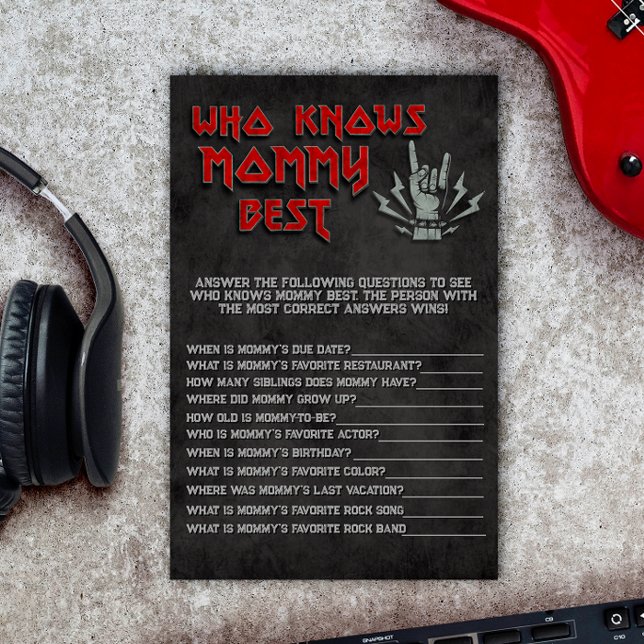 Lámina Quien mejor conoce a mamá: Nació en el rock (Subido por el creador)