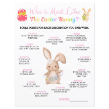 ¿Quién Se Parece Más Al Juego Del Conejo De Pascua