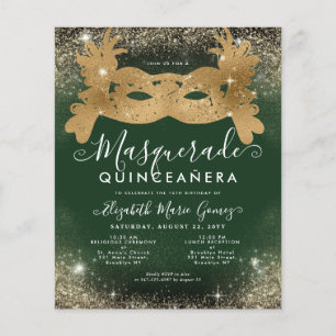Lámina Quince de Purpurina de oro verde esmeralda barato
