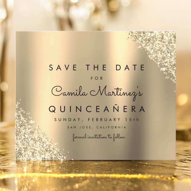 Lámina Quinceanera, Purpurina de Oro Presupuestario Guard (Subido por el creador)