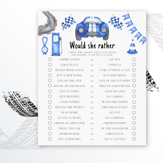 Lámina Race car car baby ducha Prefiere jugar (Subido por el creador)