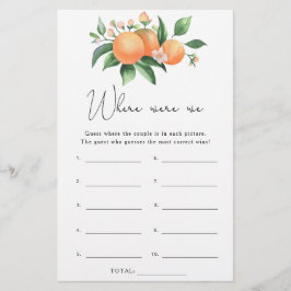 Lámina rama de naranjas - ¿Dónde estábamos los juegos de