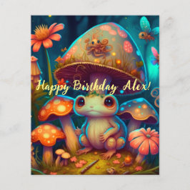 Lámina Rana mágica de setas