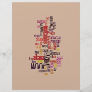 Lámina Ranura global: Hakuna Matata en todos los idiomas