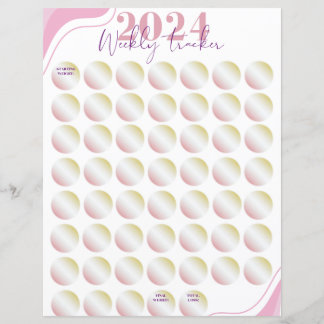 Lámina Rastreador de pérdida de peso de 2024 | Rastreador