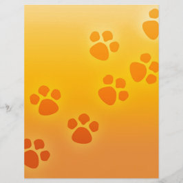 Lámina Rastros de animales de impresión de trazos de traz