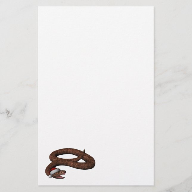 Lámina Rattlesnake Con Sombrero Santa (Anverso)