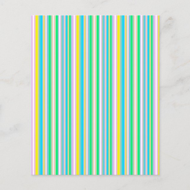 Lámina Rayas pastel (Anverso)